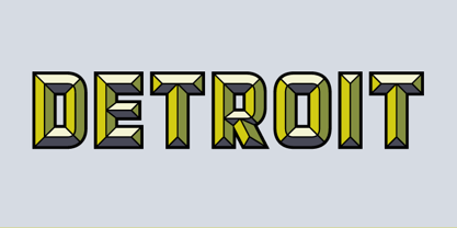 Detroit Font Poster 13