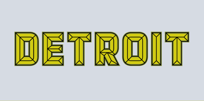 Detroit Font Poster 14