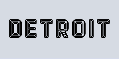 Detroit Font Poster 18