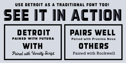 Detroit Font Poster 21