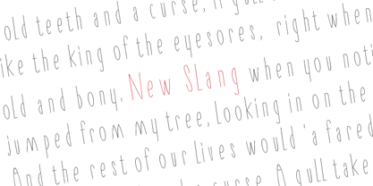 New Slang Font Poster 1