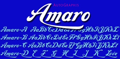 Amaro Font Poster 1