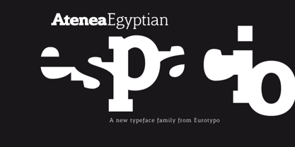Atenea Egyptian Fuente Póster 1