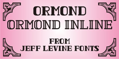 Ormond JNL Font Poster 1