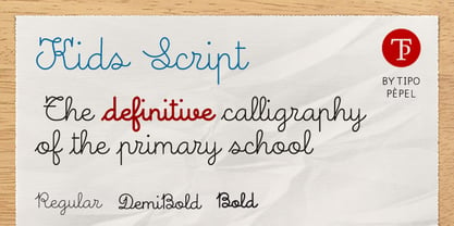 Kids Script Font Poster 1