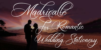 Madrigalle Font Poster 1