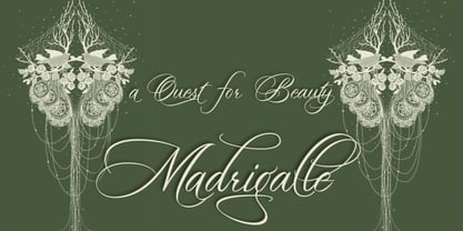 Madrigalle Font Poster 5