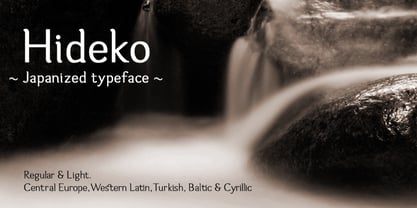 Hideko Font Poster 1