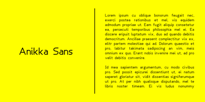 Anikka Sans Font Poster 6