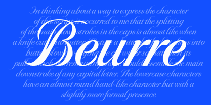 Beurre Font Poster 1