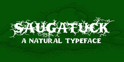 Saugatuck Font Poster 1