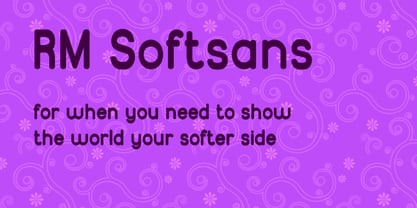 RM Softsans Font Poster 1