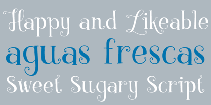 Aguas Frescas Font Poster 1