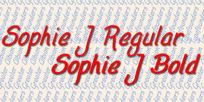 Sophie J Font Poster 2