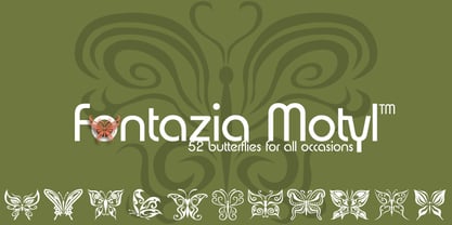 Fontazia Motyl Fuente Póster 2