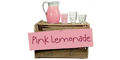 Pink Lemonade Fuente Póster 1