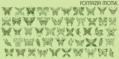 Fontazia Motyl Font Poster 3