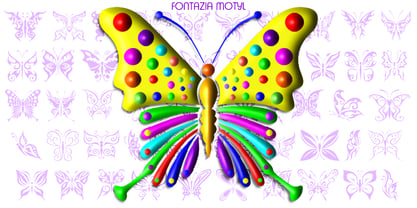 Fontazia Motyl Fuente Póster 1