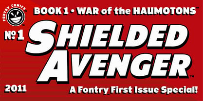 CFB1 Shielded Avenger Font Poster 2