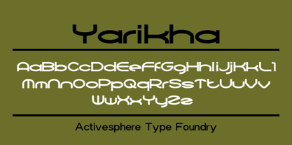 Yarikha Font Poster 7