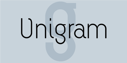 Unigram Font Poster 1