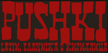 Pushki Pro Font Poster 1