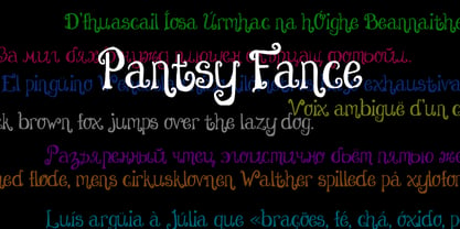 Pantsy Fance Fuente Póster 1