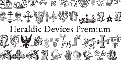 Heraldic Devices Premium Fuente Póster 6