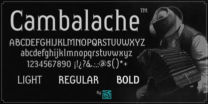 Cambalache Font Poster 2