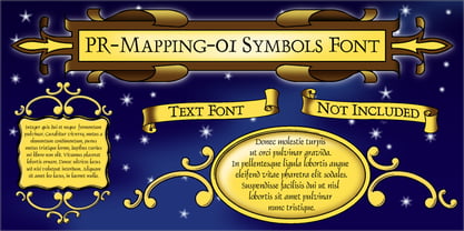 PR Mapping Font Poster 3