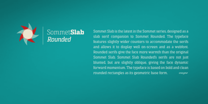 Sommet Slab Rounded Font Poster 6