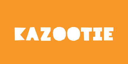 Kazootie Font Poster 1