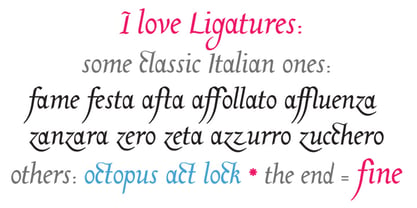 Calligraphic Griffo Font Poster 2
