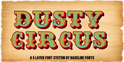 Dusty Circus Font Poster 1