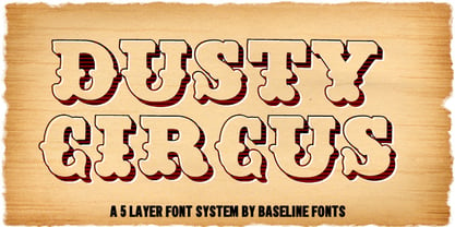 Dusty Circus Fuente Póster 3
