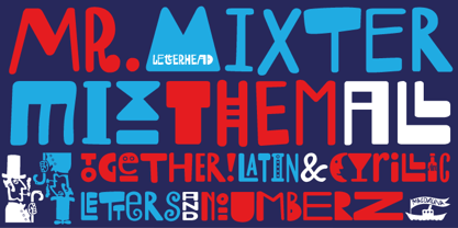 Mr Mixter Font Poster 1