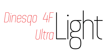 Dinesqo 4F Font Poster 1
