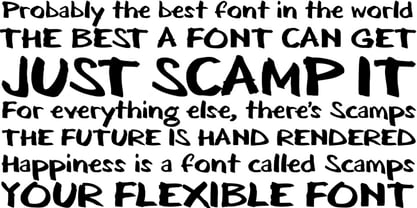 Scamps Font Poster 1