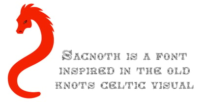 Sacnoth Font Poster 2