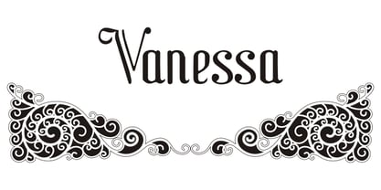 Vanessa Font Poster 1
