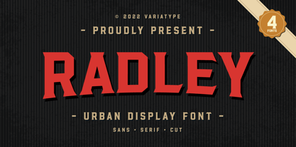 Radley Font Poster 1