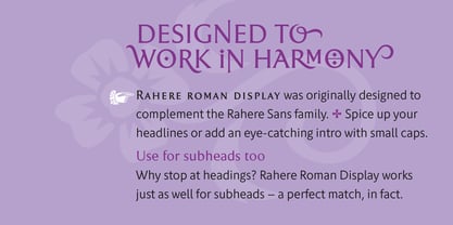 Rahere Roman Display Font Poster 8