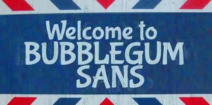 Bubblegum Sans Pro Font Poster 1