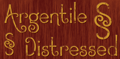 Argentile Font Poster 2