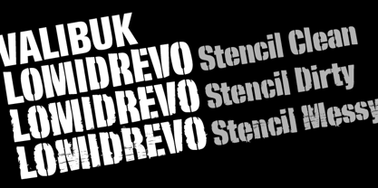 Lomidrevo Font Poster 3