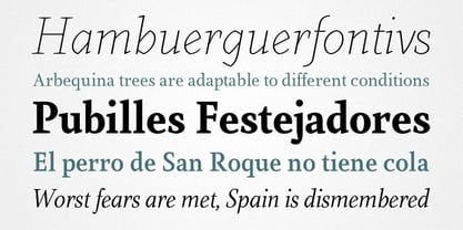 Farrerons Serif Fuente Póster 3