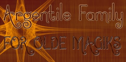 Argentile Font Poster 5