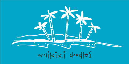 Waikiki Doodles Font Poster 4