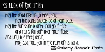 KG Luck Of The Irish Police Poster 1