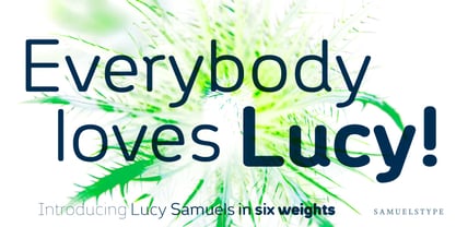 Lucy Samuels Font Poster 1